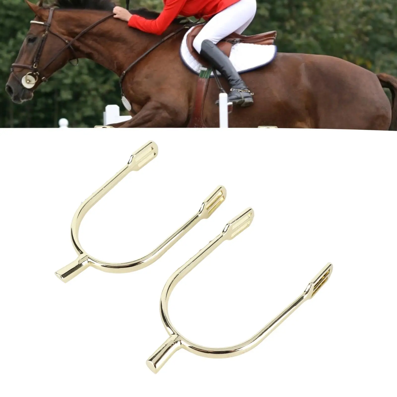 Узкие хромированные шпоры для молодых девушек, стильная латунная отделка из цинкового сплава с золотой отделкой для снаряжения для верховой езды