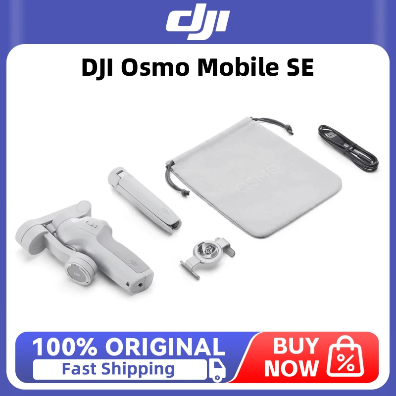DJI Osmo Mobile SE OM SE Магнитный дизайн 3-осевая стабилизация Портативный и складной оригинальный новый в наличии DJI Osmo Mobile SE OM SE Магнитный дизайн 3-осевая стабилизация Портативный и складной оригинальный новый в наличии