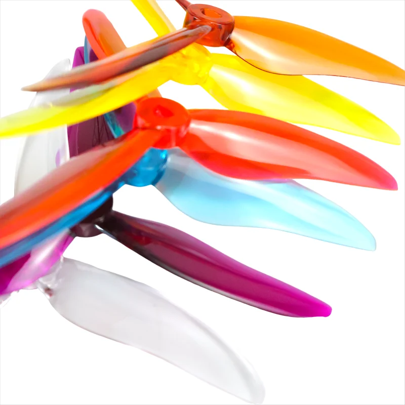 Gemfan Hurricane 51499 3-Blade Prop 5.1inch 5mm POPO Quick Release for 2306 2207 Motor FPV Racing Freestyle CW CCW Pair