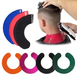 Silicone Hair Cutting Collar Shawl Barbershop Hairdresser Capes Hair Dye Waterproof Neck Wrap Cover Barber Stylist Accessories
