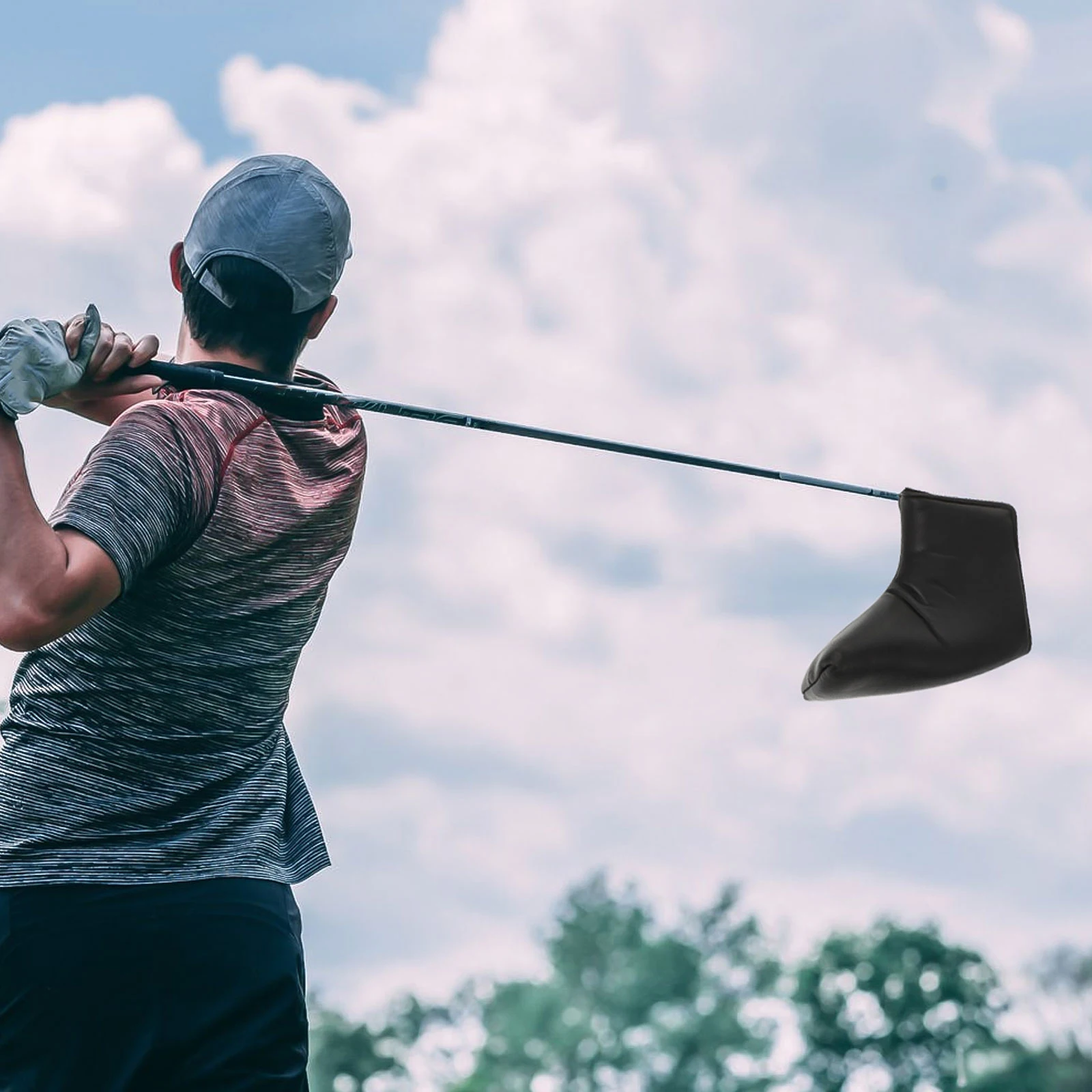 

1Pcs Golf Club Head Cover Thickened Inner Lining Full Coverage Protection for Golf Rods Easy on Off Scratch Resistant Putter