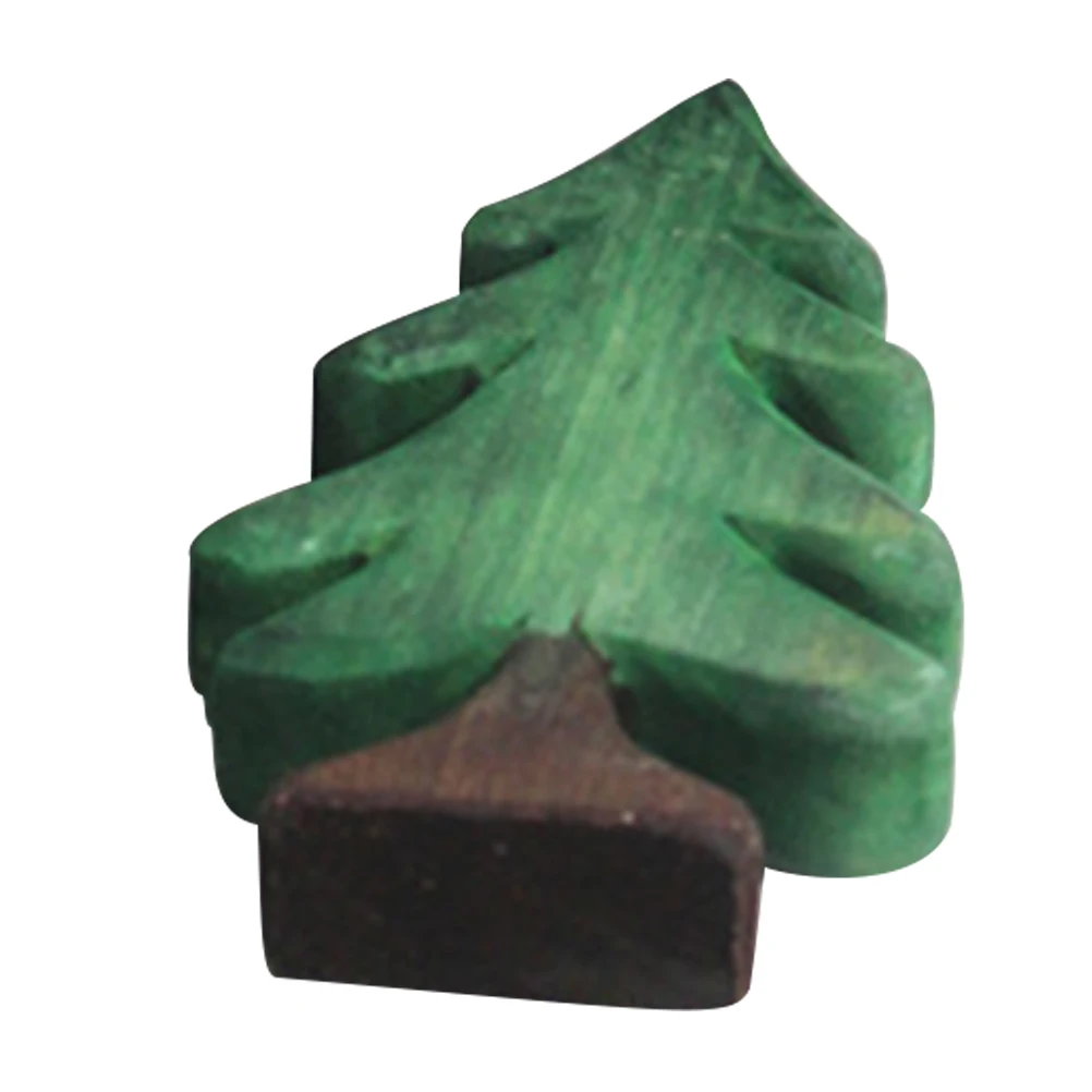 

Small Wooden Christmas Tree Sign Unique Holiday Tabletop Decoration Lightweight Farmhouse Style Window Desk Display Ornament