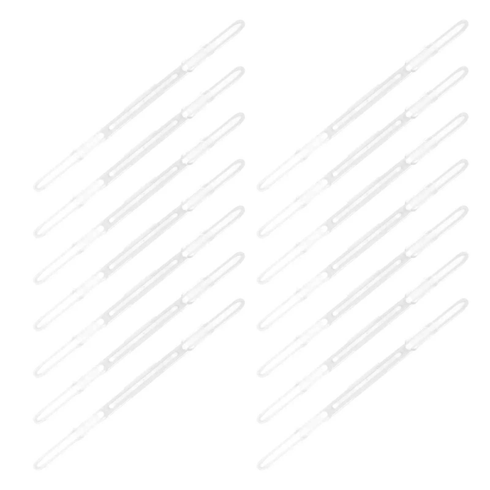 20Pcs Loose-Leaf Binder Clips High-Quality Plastic Bookbinding Clips Lightweight Compact for Students Teachers Office Staff
