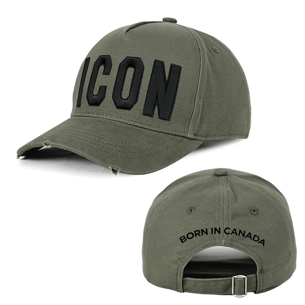 ICON hat Mesh Summer Baseball Cap for Men Women Embroidery ICON Letters Dad Hat Hip Hop Trucker Cap Hombre Gorras Casquette