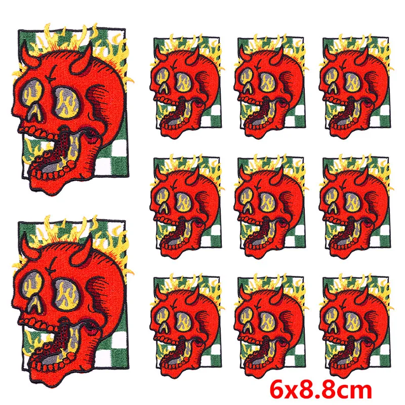 10 pcs/lot Wholesale Cartoon Mole Patch Iron On Patches For Clothing Thermoadhesive Patches On Clothes Animal Embroidery Patch