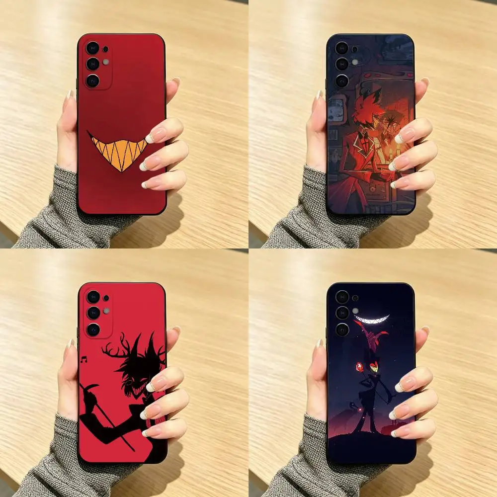HazbinS H-Hotels AlastorS  Phone Case For Samsung S25,S24,S21,S22,S23,S30,Ultra,S20,Plus,Fe,Soft Silicone Black Cover