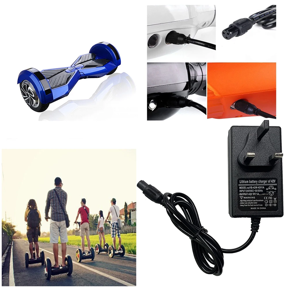 42V 1A Balance Car Electric Scooter Power Adapter Charger US/EU/UK Plug Mini Hoverboard Charger For Xiaomi/Hoverboard 110~240V