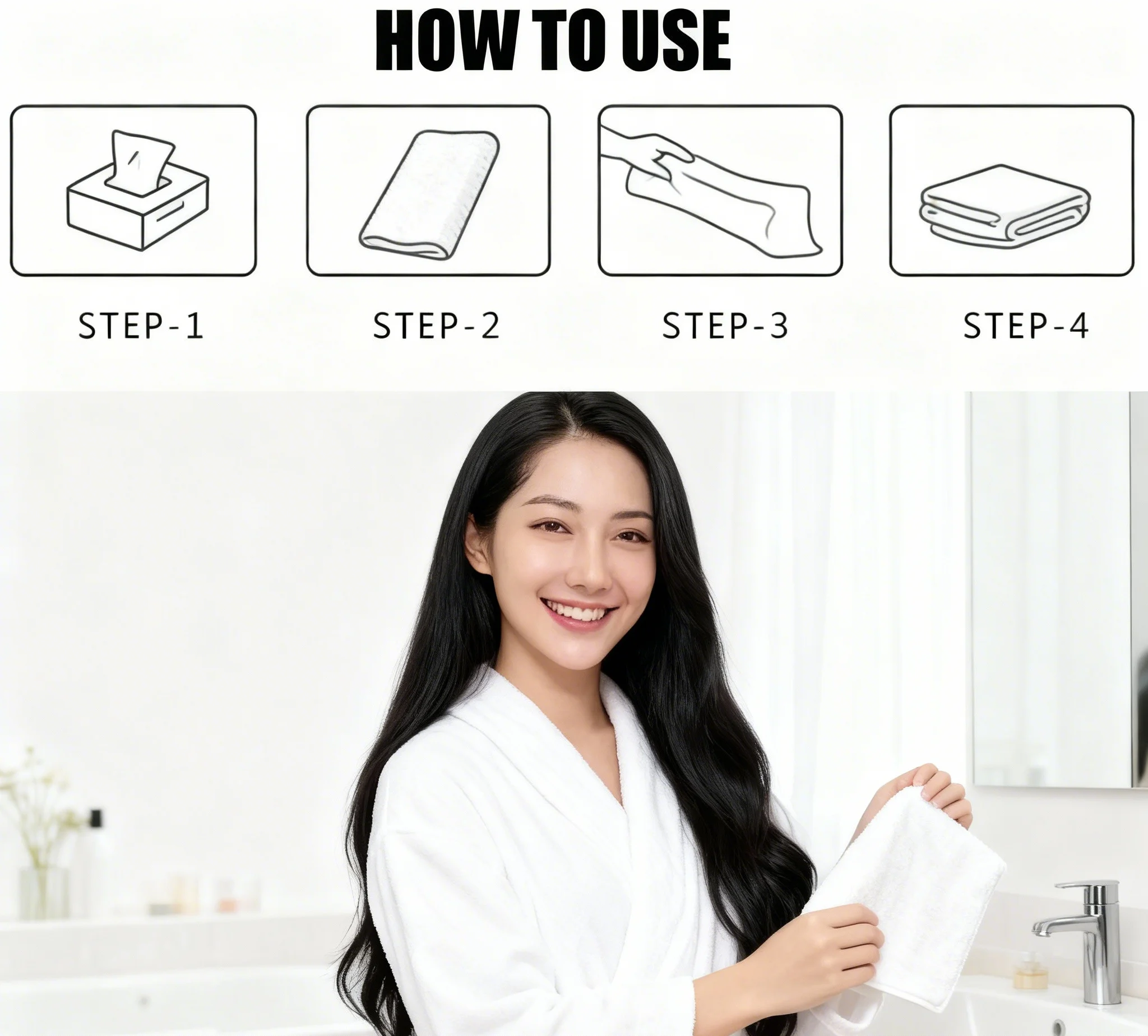 Disposable -Travel- Face -Towels