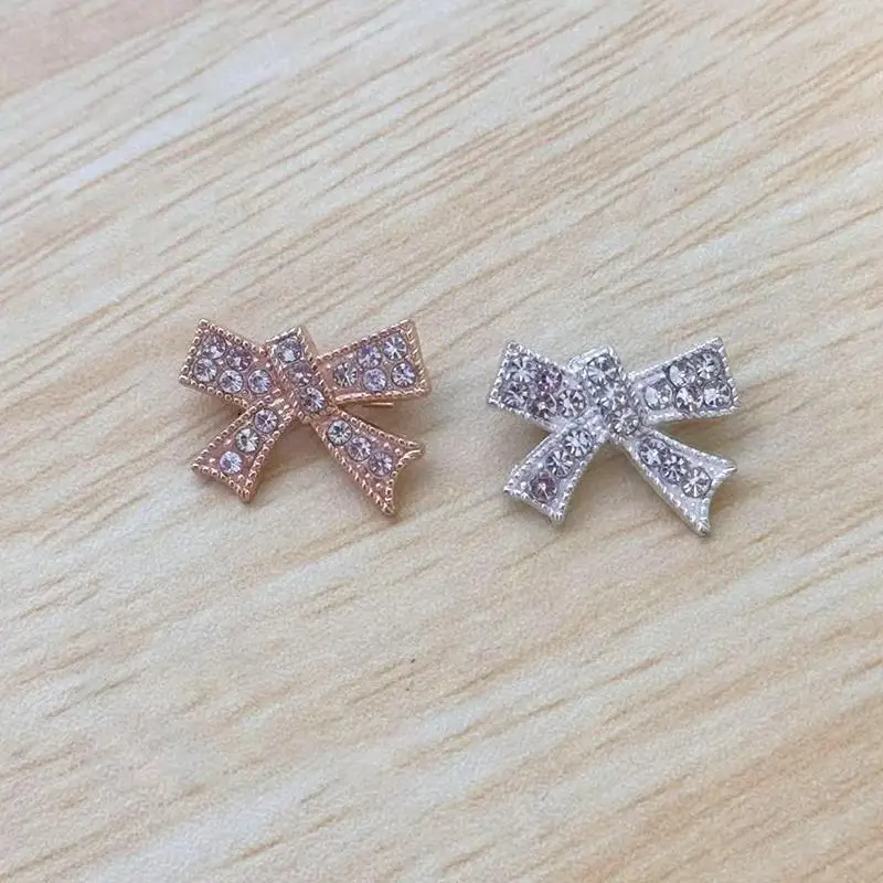 DIY Strass-Schleifenschnalle für Kleidung, Schuhe, Taschen, Applikation, Glitzernde Hochzeitsaccessoires, Elegantes Kristall-Bastelzubehör – Detail 8