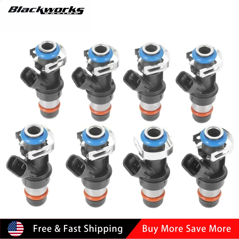 

25320287 17113698 FJ10062 17113553 8PCS 25317628 Upgrade Fuel Injectors for 1999-2007 Chevy Silverado GMC 4.8/5.3/6.0L