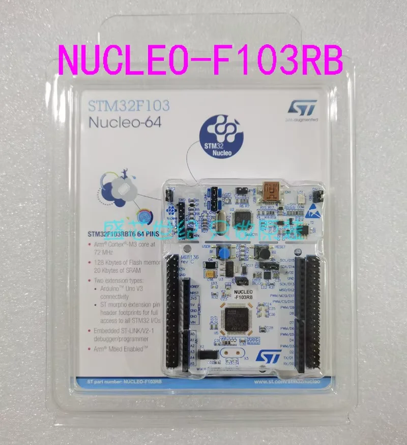 1/PCS LOT NUCLEO-F103RB NUCLEOF103RB STM32F103RB Entwicklungsboard kompatibel mit Arduino 100% neue Originalverpackung