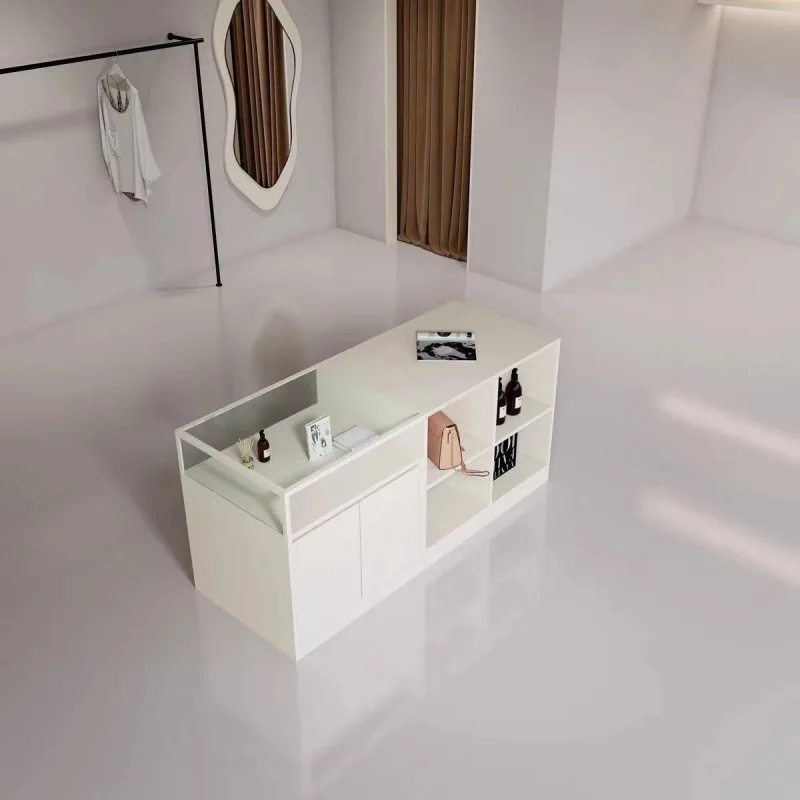 Nakashimadai light luxury integrated commercial counter checkout page display cabinet transparent clothing store overall fashion