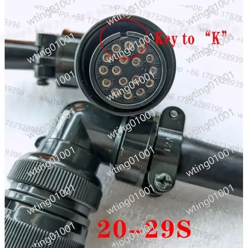 for MS3108A MS3108B 18-10 20-4 20-18 20-29 22-22 24-11S Heavy Duty Circular Socket Plug High Reliability Aerospace Grade