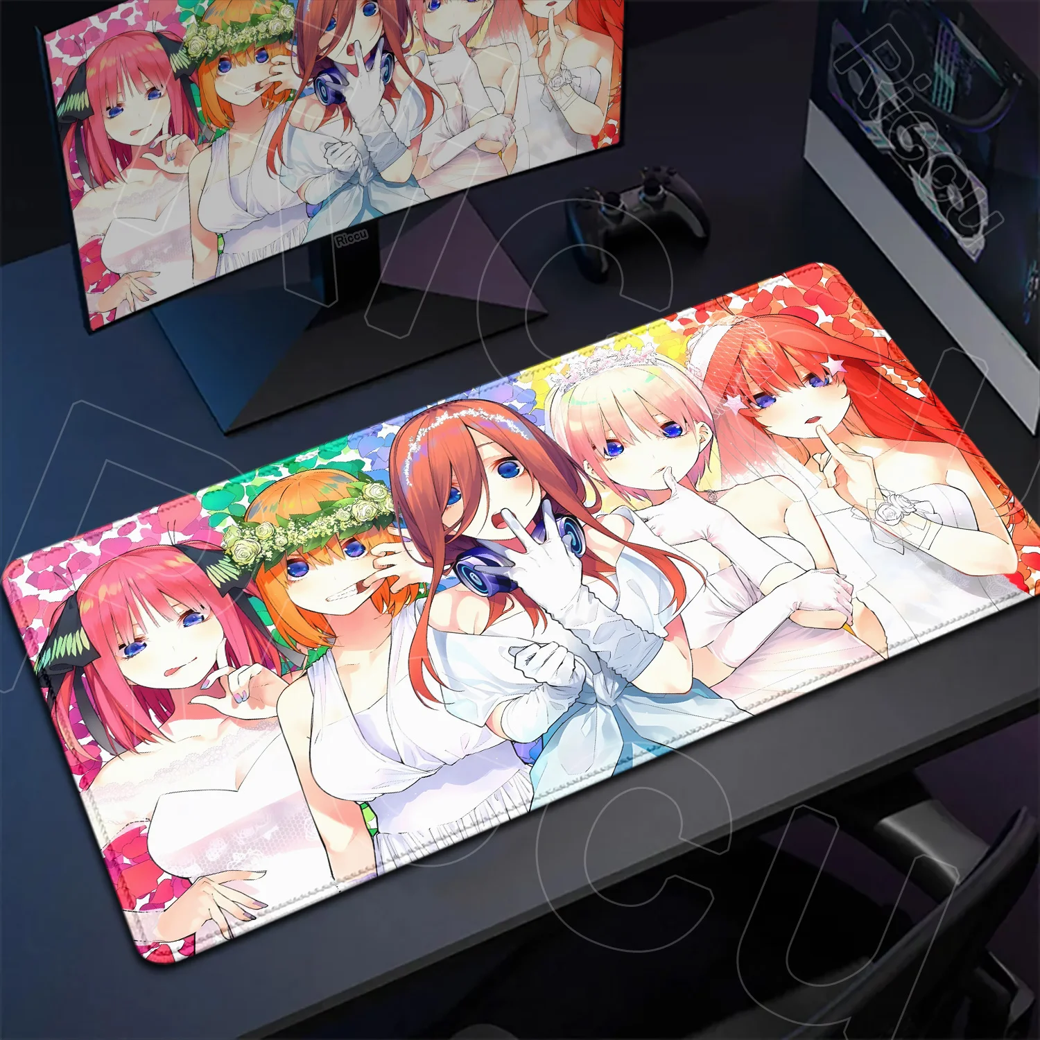 HD Print Office Mat XXL The Quintessentials Quintuplets Mouse Pad Computer Gamer MousePad Carpet