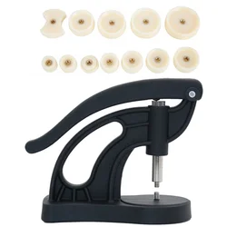 12 Dies Watch Press Closer Spiral Capping Machine Watch Back Cover Pressing Machine Manual Watchmaker Repairing Tool Kit