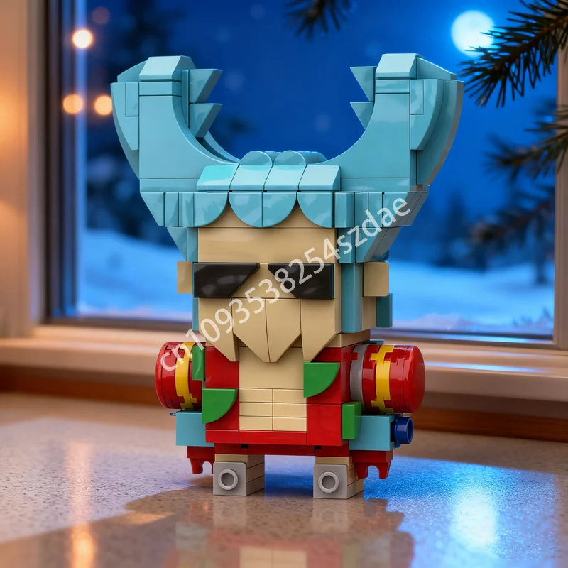 

565 шт. MOC Super Franky Ones Brickheadzed модель здания рождественские подарки блоки игрушка творческая идея образование дети день рождения