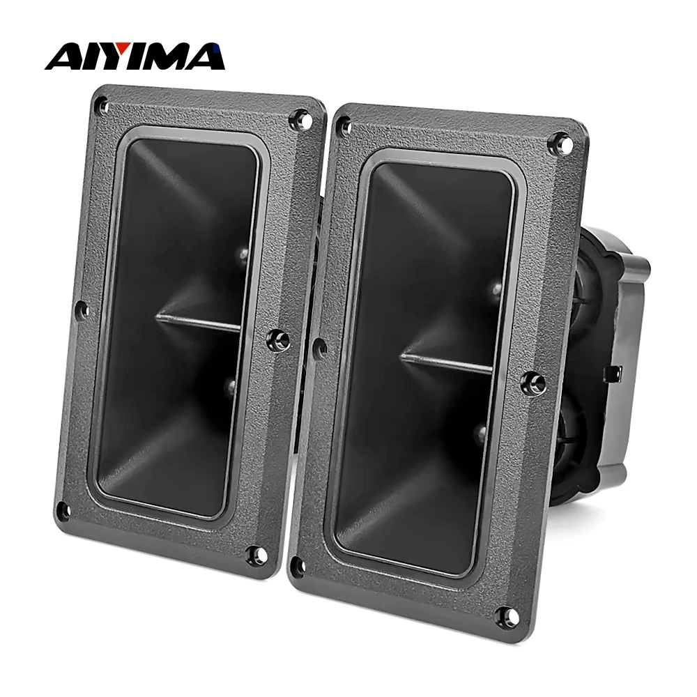 AIYIMA 2Pcs Dual Piezo Tweeters 160*94MM Horn Piezoelectric Speaker 150W Buzzer Treble Piezo Head Driver Stage Loudspeaker