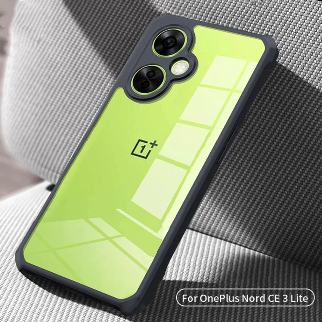 For Oneplus Nord CE 3 Lite 5G Case For Oneplus Nord CE 3 Lite Cover Funda Hard transparent TPU Shockproof Shell Back Bumper