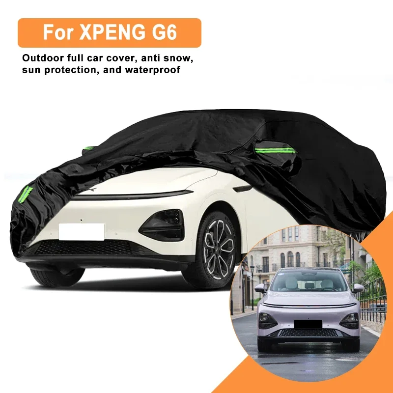

For XPENG G6 Car Full Cover - Outdoor Waterproof Snowproof Sunshade, Winter & Summer All Weather Auto Protection Accessories