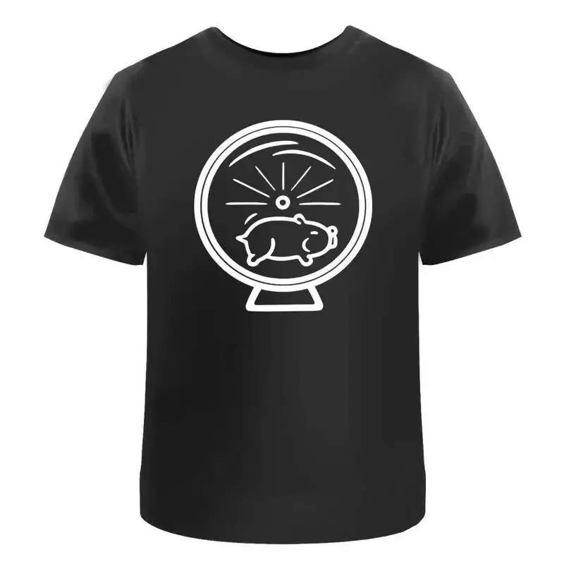 Hamster Wheel' Cotton T Shirt Ta026488