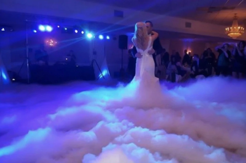 Professional 3500W Dry Ice Smoke / Fog Machine For Wedding Party Events Stage