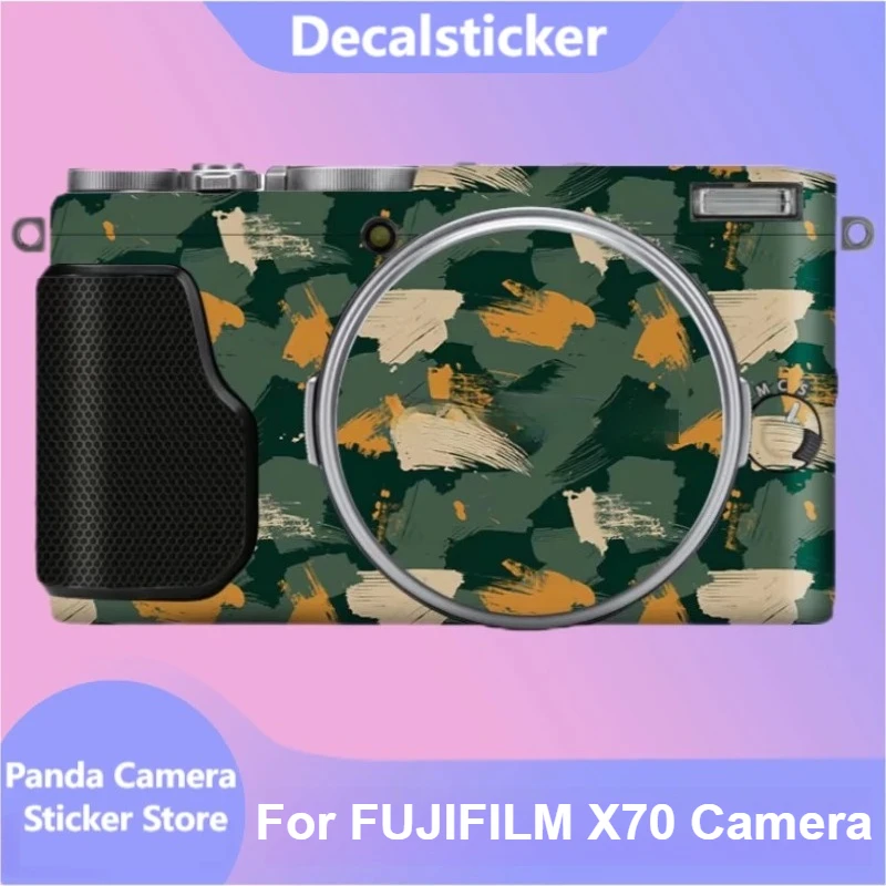 Adesivo para câmera FUJIFILM X70, película protetora antiarranhões, película protetora para o corpo, decalque, pele protetora para FUJIFILM X70
