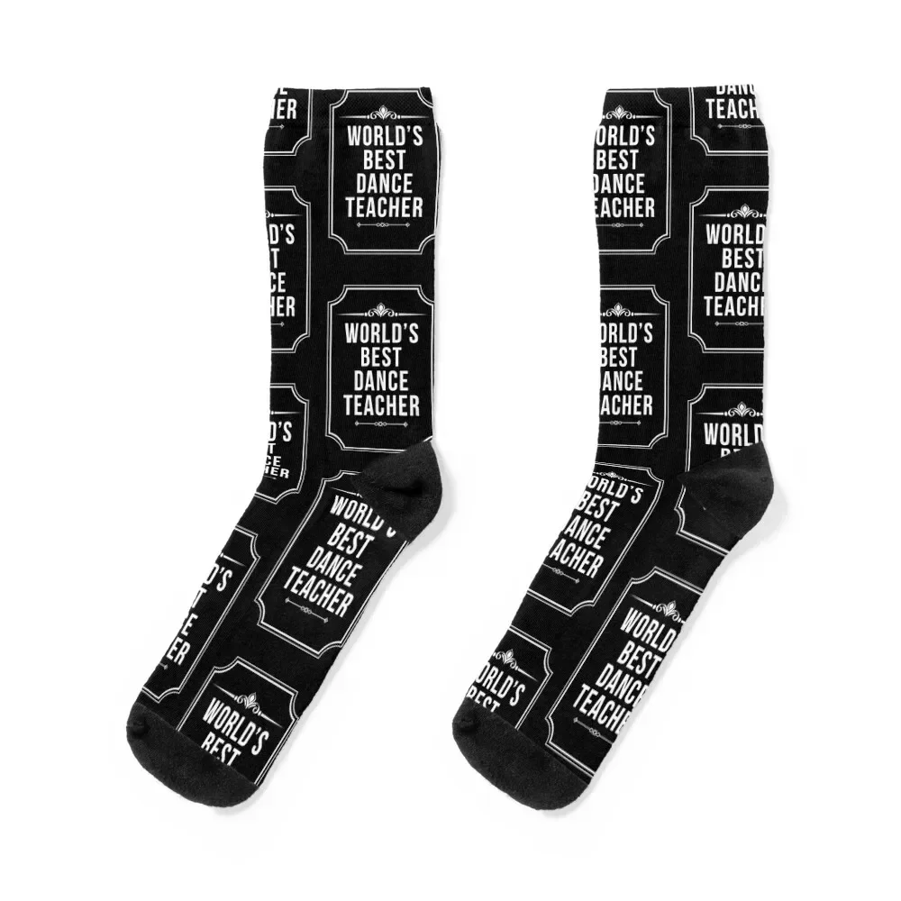 Worlds Best Dance Teacher - Best Choreographer Socks kawaii Sports Socks Male Women's