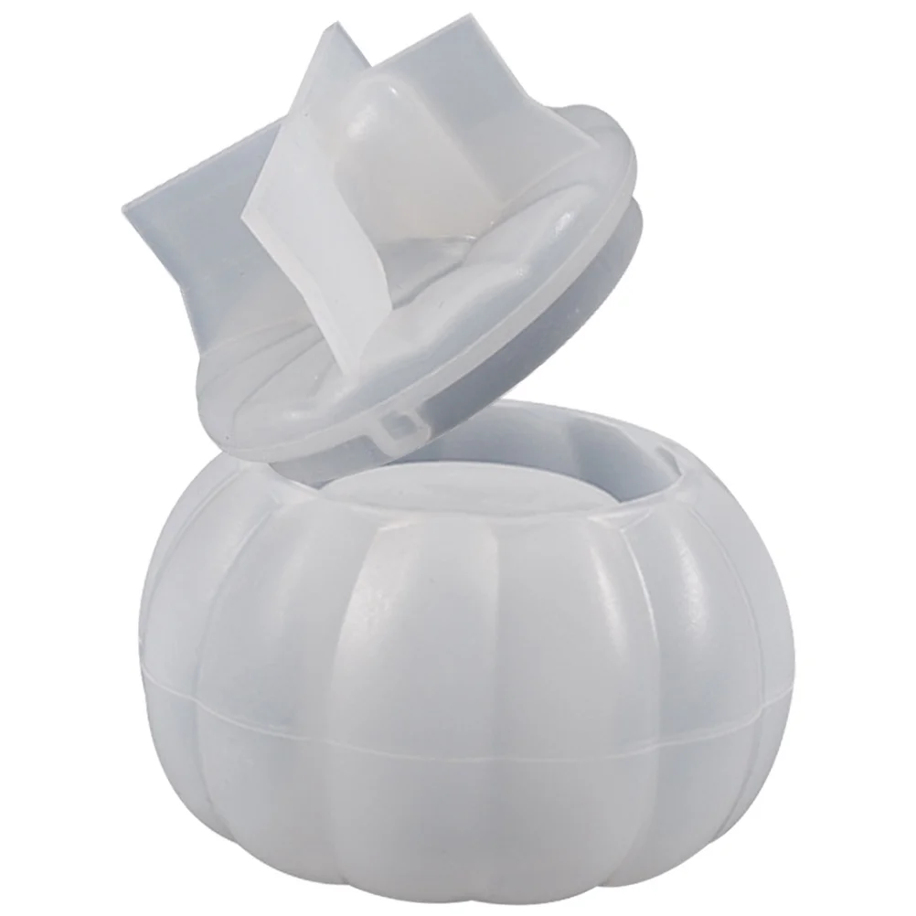 

1Set Halloween Pumpkin Jar Mold Silicone Mold DIY Craft Safe Flexible Wear Resistant Easy to Use and Demold for Decoration