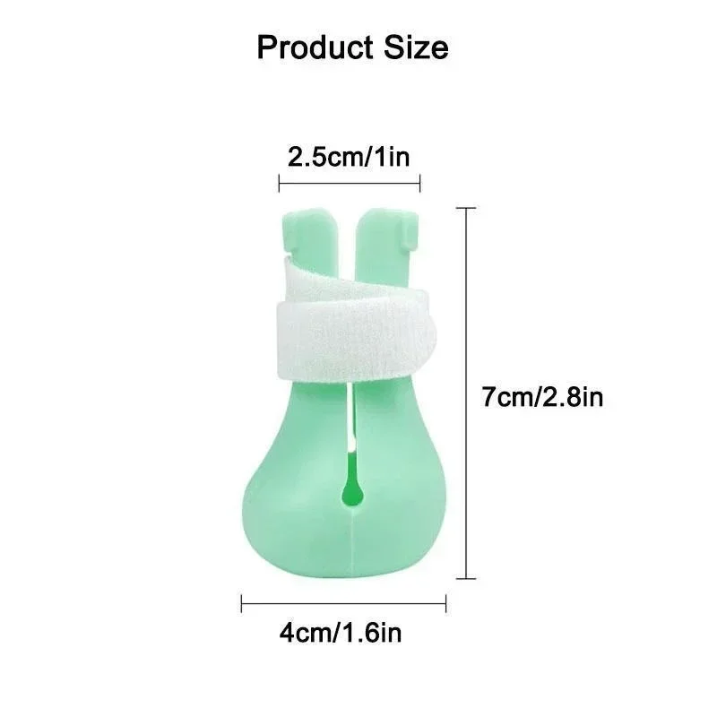 Adjustable Silicone Anti-scratch Cat Foot Shoes for Grooming Bath Washing Claw Paw Cover Protector Silicone Pet Grooming Tools