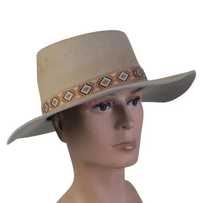 

49ME однотонная фетровая шляпа для фокусников, собирающихся на карнавалы, выпускные вечера, шляпа Fedoras