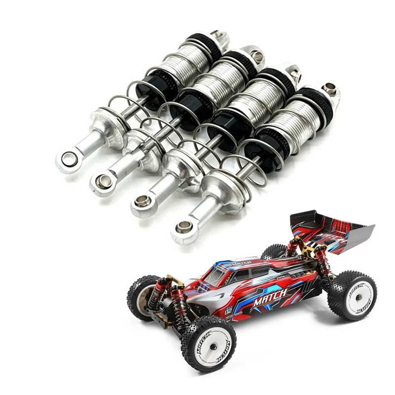 Metall-Stoßdämpfer-Öldämpfer vorne und hinten für Wltoys 104072   1/10 RC Car Upgrades Teile Zubehör