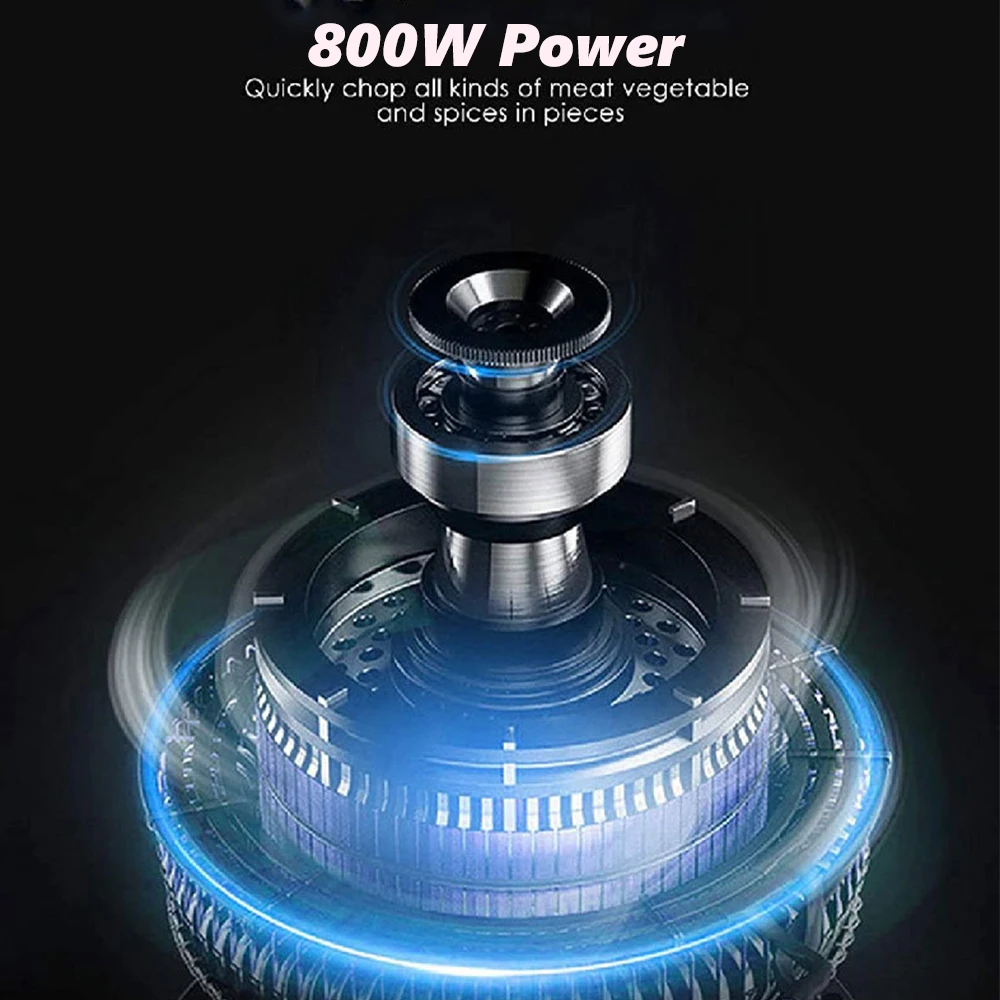 800W 전기 고기 분쇄기 다기능 푸드 프로세서 3L 스테인레스 스틸 식품 믹서 야채 슬라이서 가전 제품 220V