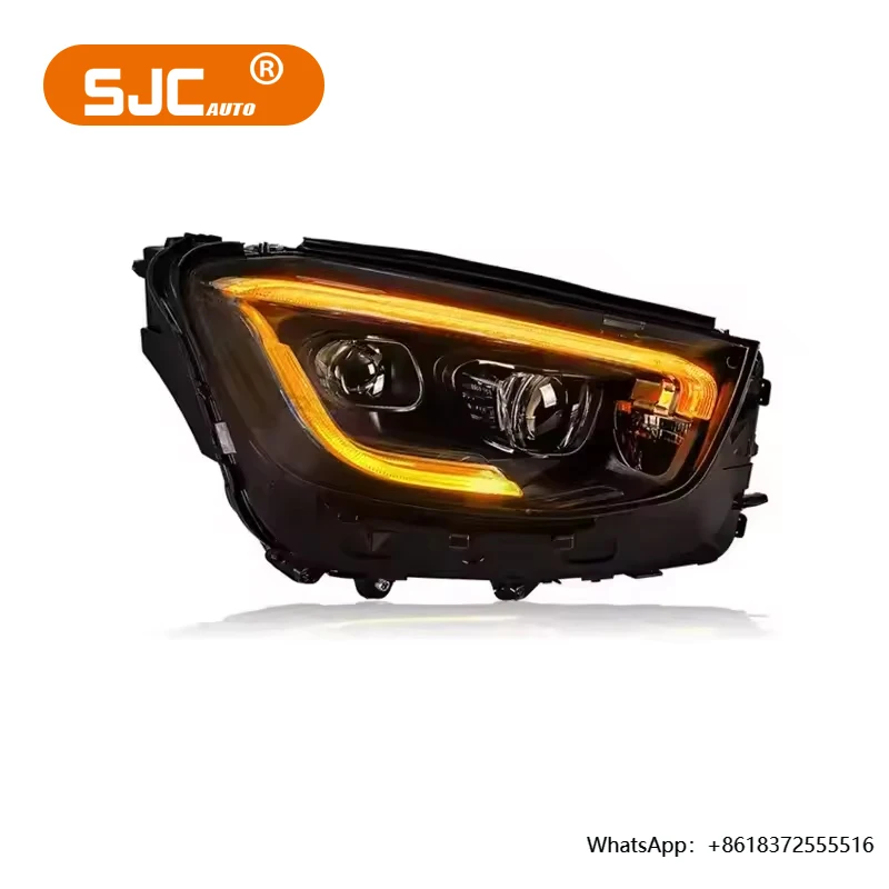 

SJC for Mercedes Benz GLC W253 Headlights 2016-2022 Assembly Modified Front Lights Car Headlamp Auto Parts Lighting System