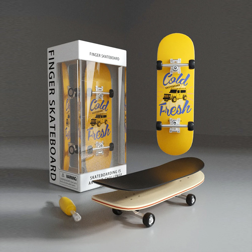 2026 New Toy Finger Skateboards Hobbies Novelty Anti Stress Sensory Fingerboard Toys Mini Funny Gift For Kids Boy Adult