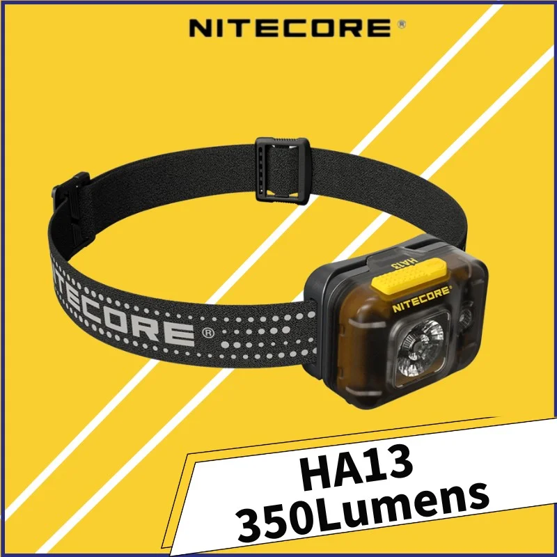 max 350lumens farol compacto e leve inclui pilhas aaa trail running nitecore ha13 01