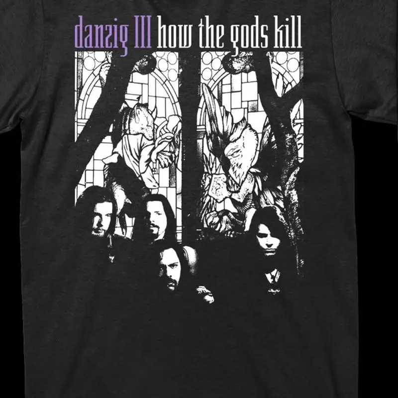 Danzig Band Men T-shirt Black Unisex Cotton All Sizes S-5XL