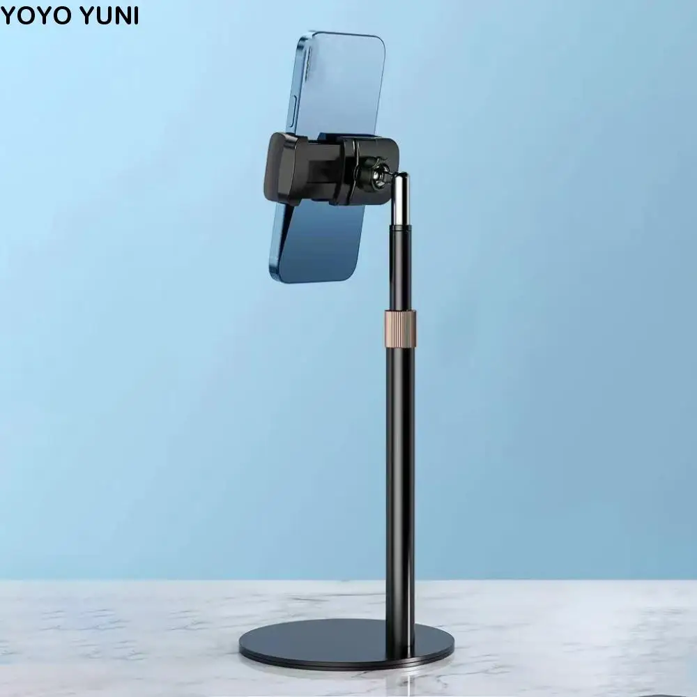 

Adjustable Height Telescopic Phone Stand 360° Rotate Portable Desktop Phone Holder Universal Metal Mobile Phone Bracket