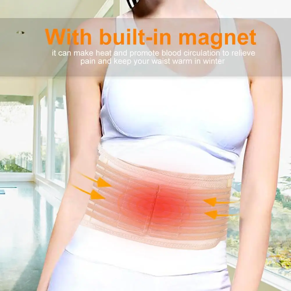 حزام الظهر لتصحيح وضعية التسخين الذاتي للعلاج المغناطيسي للجنسين لدعم قطني وتخفيف الآلام