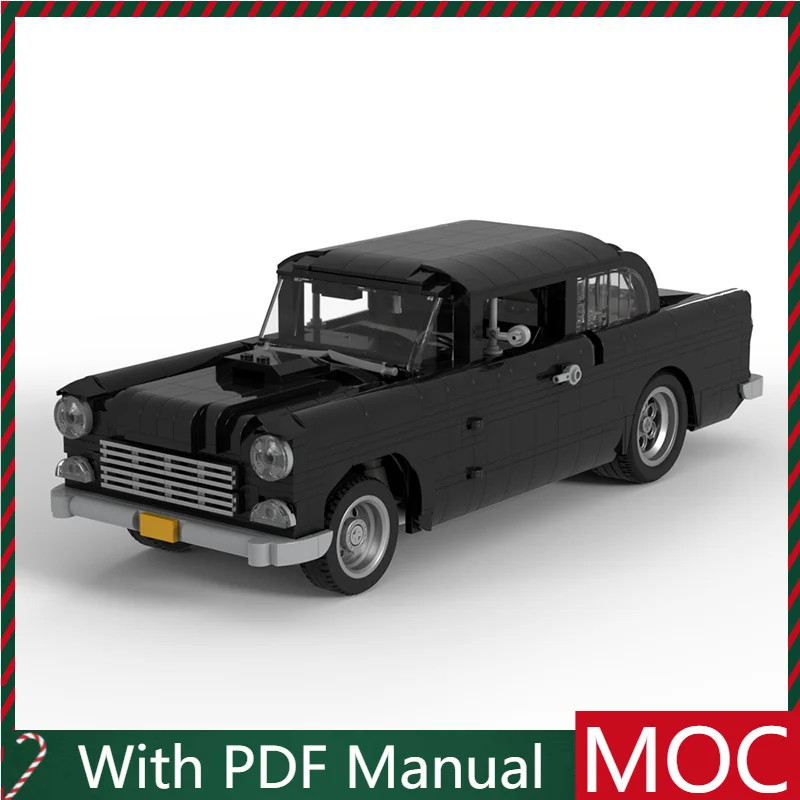 

Hot 1479 PCS Elegant Black Vintage Car Modular Building Blocks Model For Kid Education DIY Display Toy Birthday Christmas Gifts