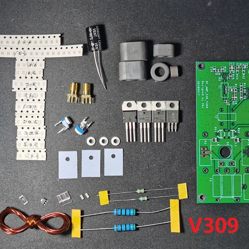 線形高周波パワーアンプキット、45w、無線ステーション、短波、ワイヤレス伝送