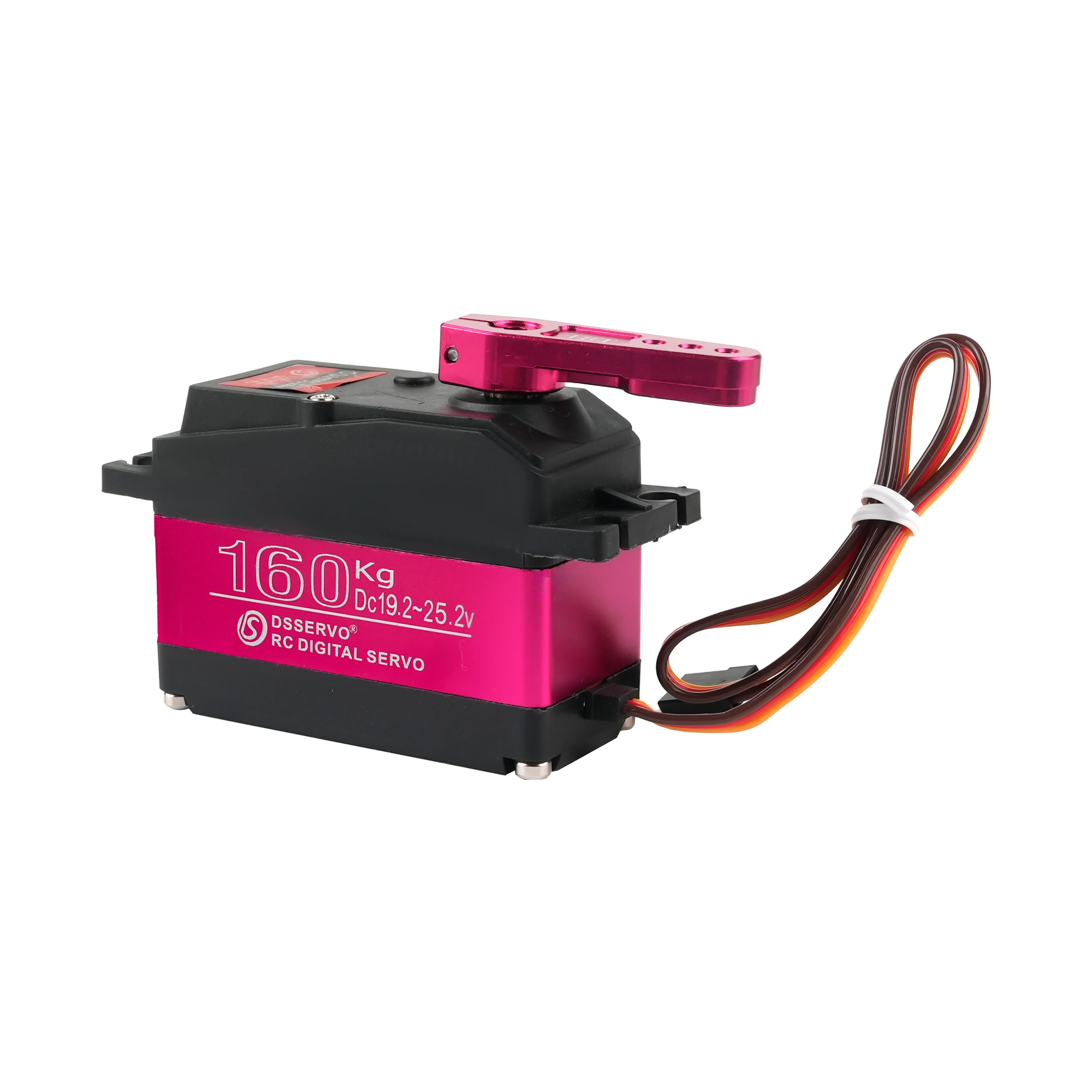 DS51160 Servo digitale da 160 kg 24 V |   Ingranaggio metallico impermeabile a coppia elevata 270 ° /180 ° |   Per veicolo da arrampicata con braccio robot per auto Baja RC 1/5