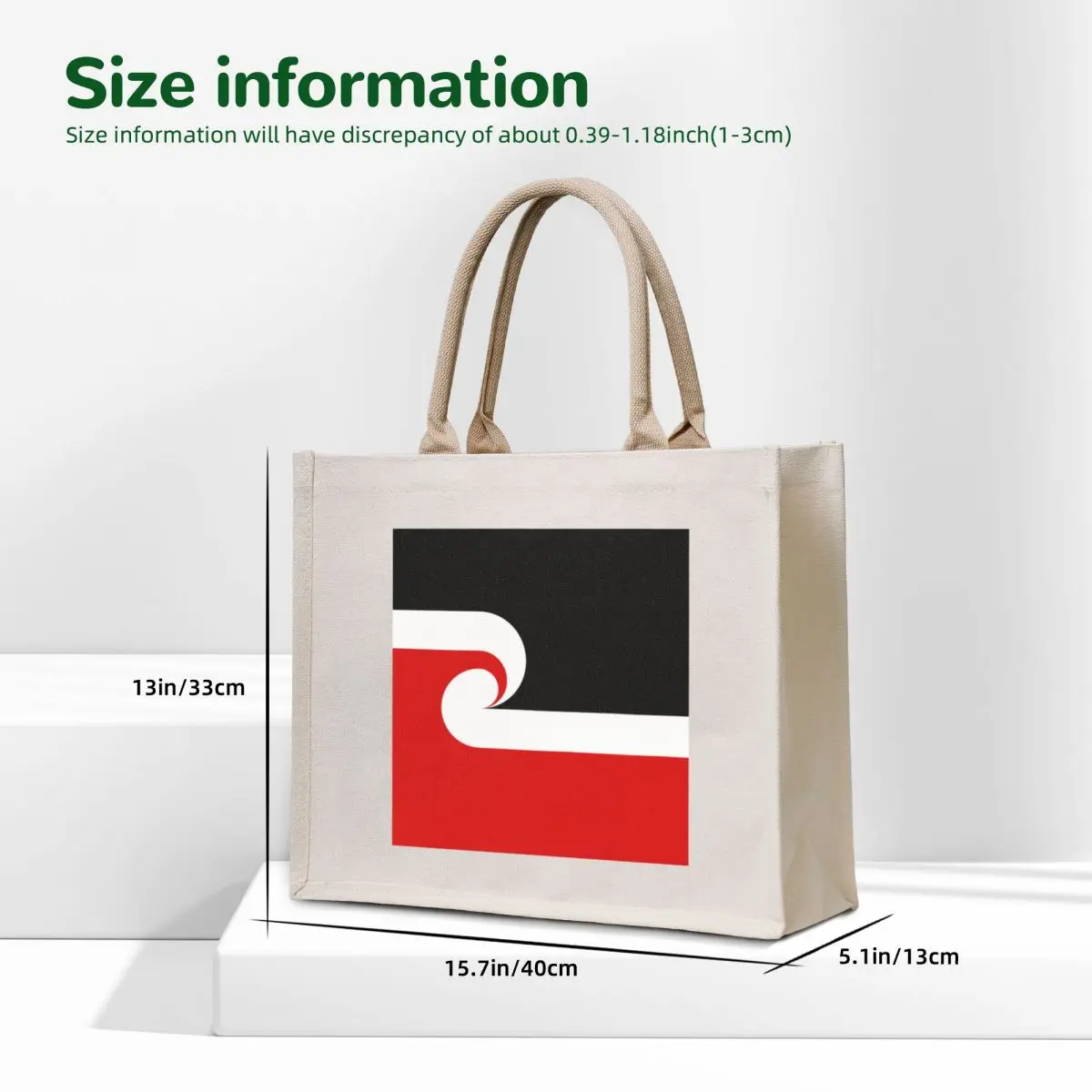 Tino Rangatiratanga Flag Tote Bag Canvas bag shoping bag tote men