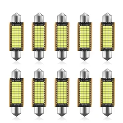 10szt C10W C5W LED Canbus Festoon 31mm 36mm 39mm 41mm Do samochodu ciężarowego Żarówka wewnętrzna do czytania Lampka tablicy rejestracyjnej Biała 12V 24V