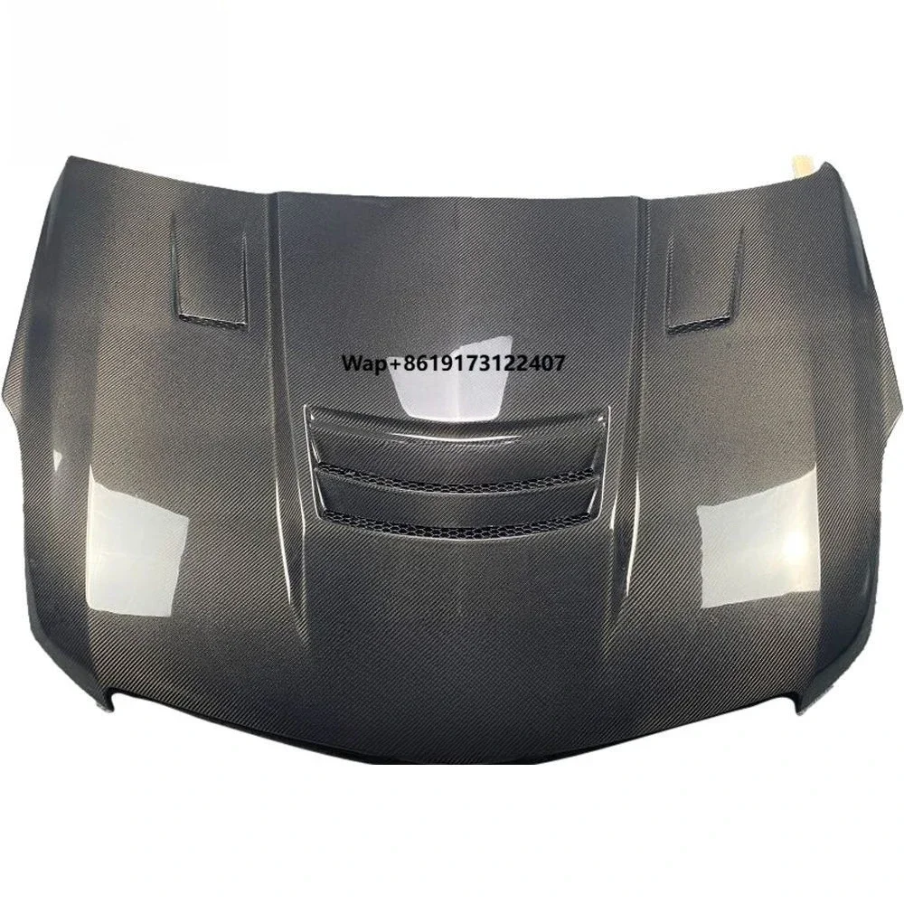 

V Style Single Sided Carbon Fiber Front Engine Hood Vent Cover for XTS Car Hood