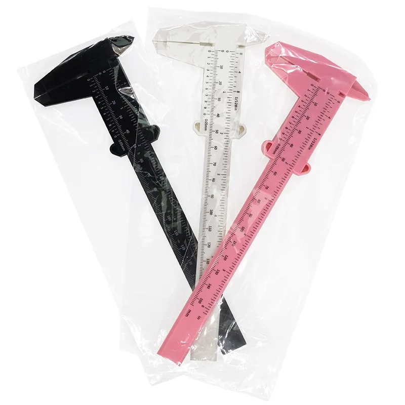 

150 мм пластиковый измерительный штангенциркуль для бровей, штангенциркуль для татуировки, линейка, инструменты для измерения перманентного макияжа