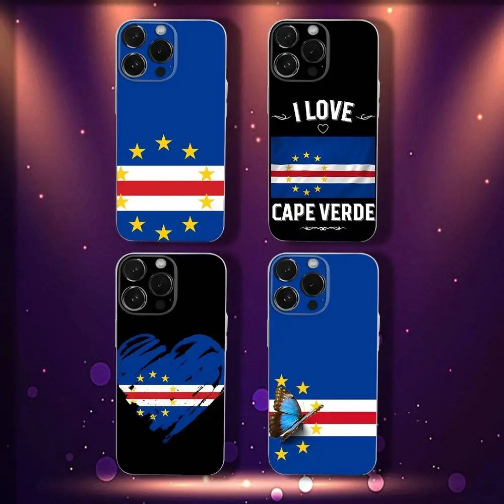

Cape Verde Phone Case For iPhone 17,16,15,14,13,12,11,Pro,Max,Plus,E,SE4,Air,Mini Transparent Cover
