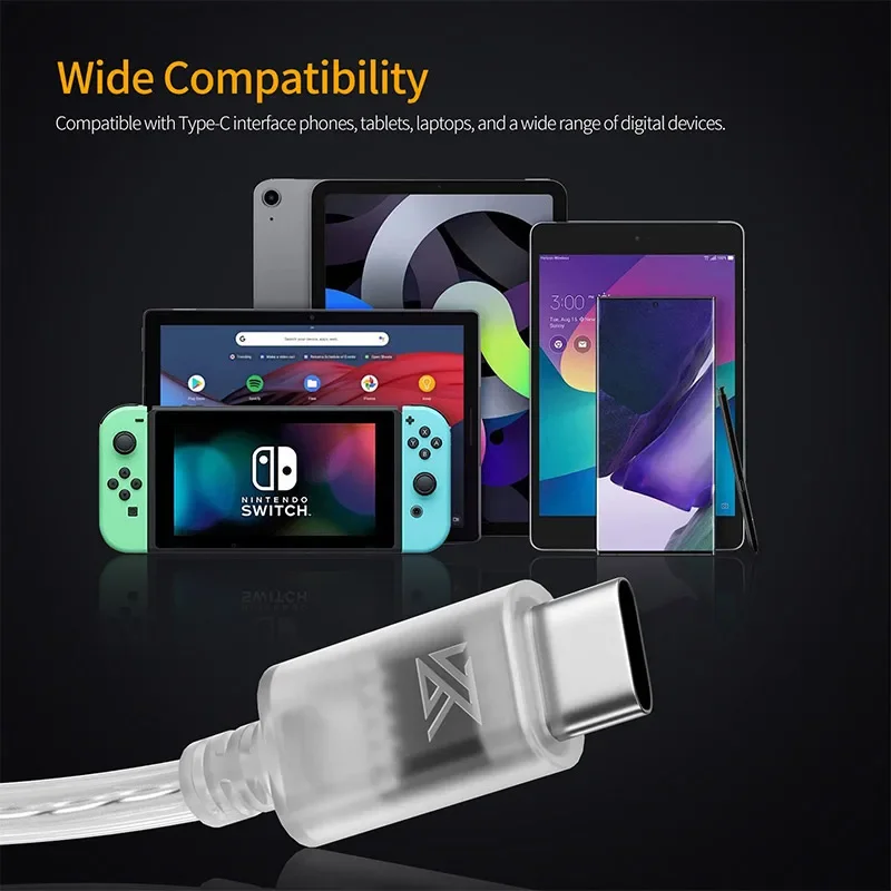 KZ Earphone Cable Silver plated upgrade cable Headphones wire Type-C 2PIN 0.75mm For KZ ZSN ZSX EDX PRO AS16 ZS10 PRO X Castor