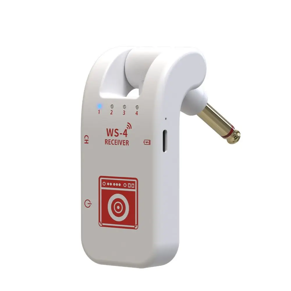 2.4G A8 Guitar Transmitter&Receiver 48K/16bit USB Rechargeable Wireless Guitar Receiver Set Durable Rotatable