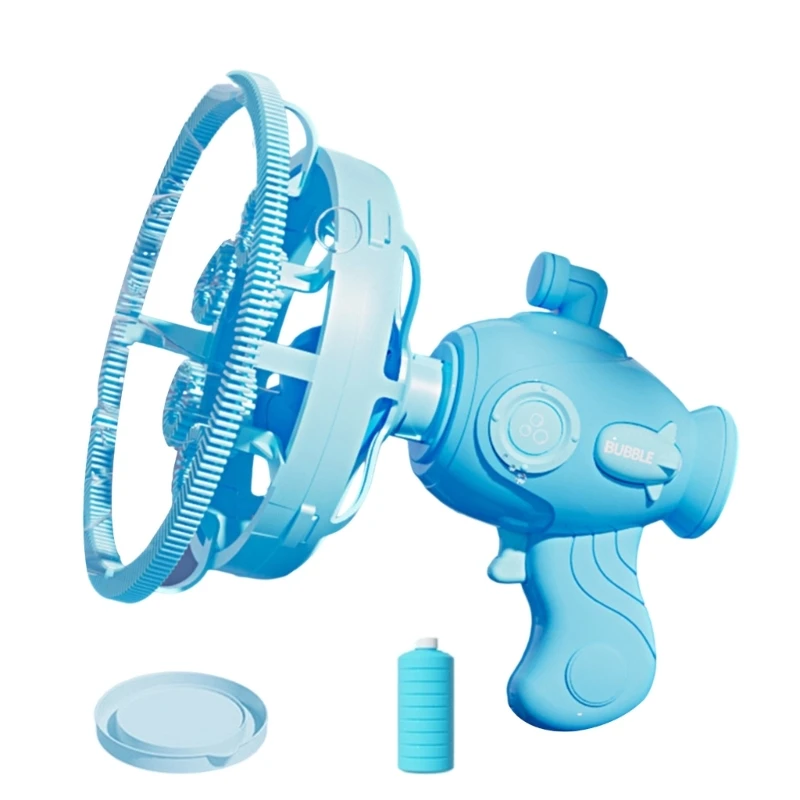 Y4QA電気バブルマシン幼児向けパーティー用バブルガンキッズガール大人