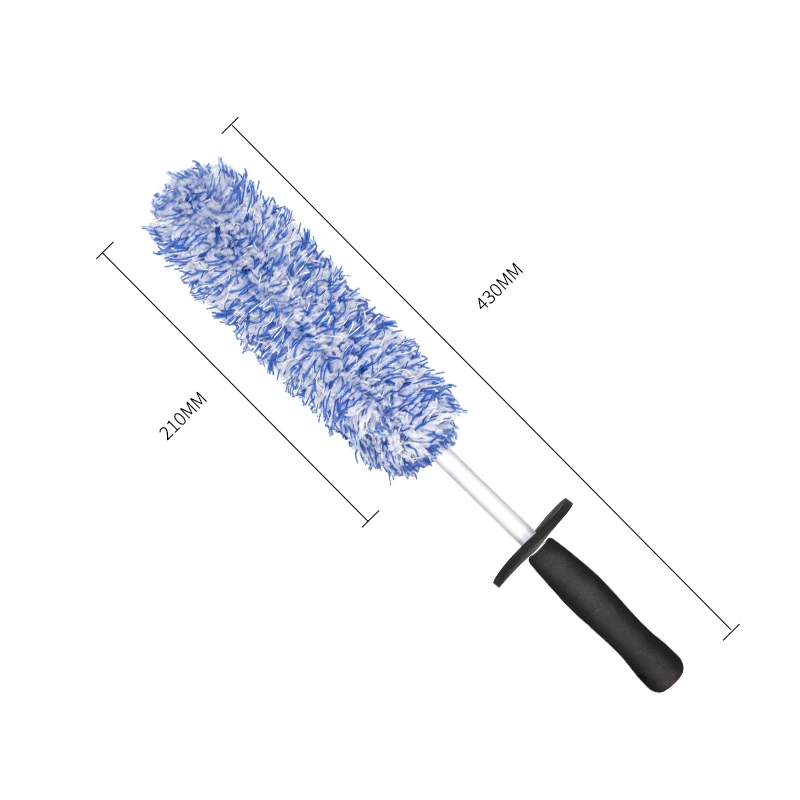 SEAMETAL Autowasborstel Pluche Premium Wielen Borstel Antisliphandvat Gemakkelijk schoon te maken Velgen Spaken Wielton Reinigingshandschoen
